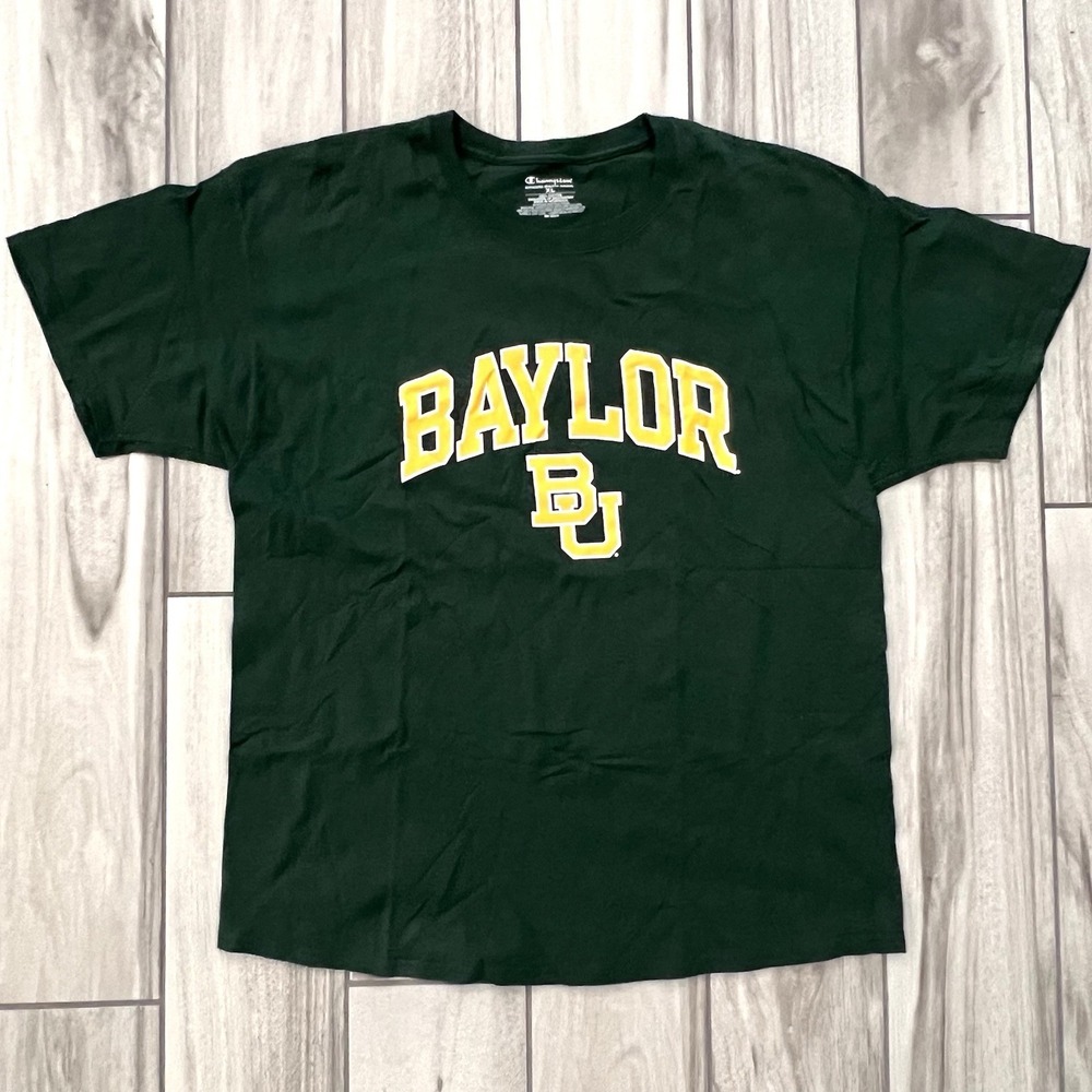 NWT Authentic Champion Baylor Bears T-shirt Size XL Green